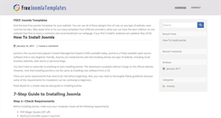 Desktop Screenshot of freejoomlatemplates.net