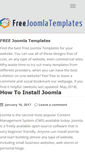 Mobile Screenshot of freejoomlatemplates.net